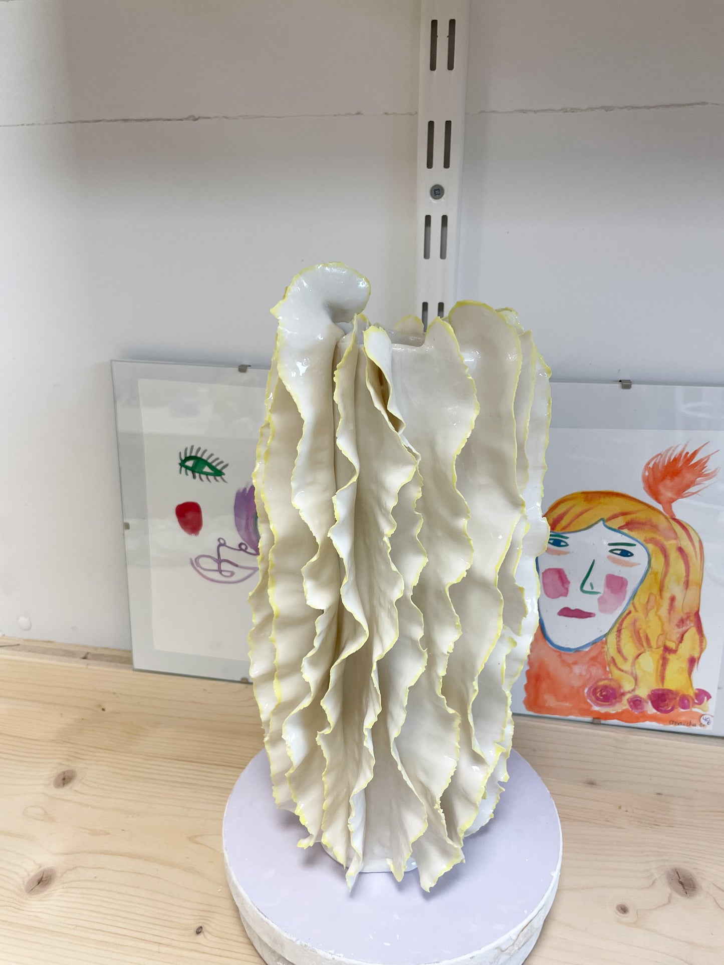 Vase Athéna personnalisable liséré - sur commande