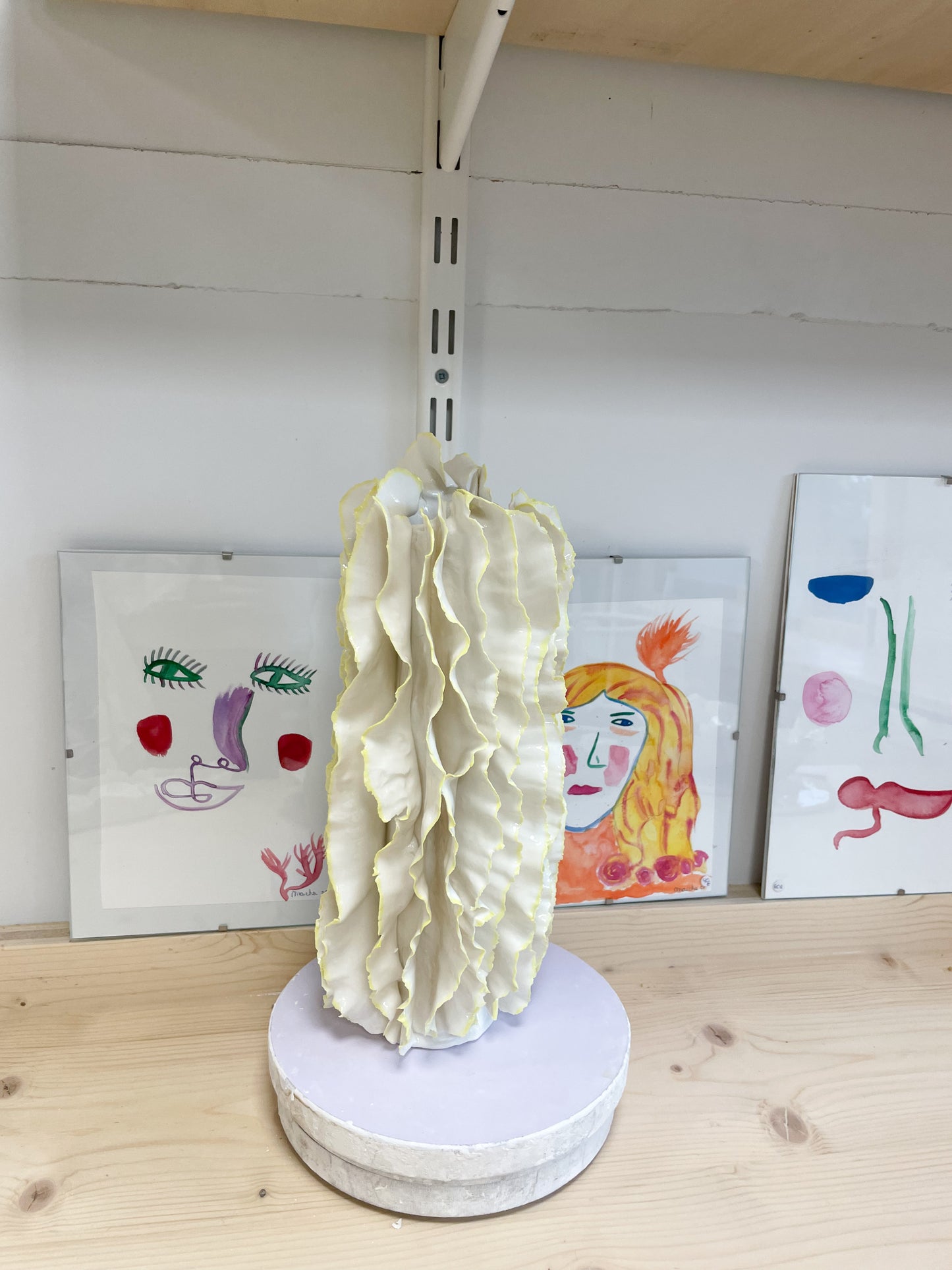 Vase Athéna personnalisable liséré - sur commande