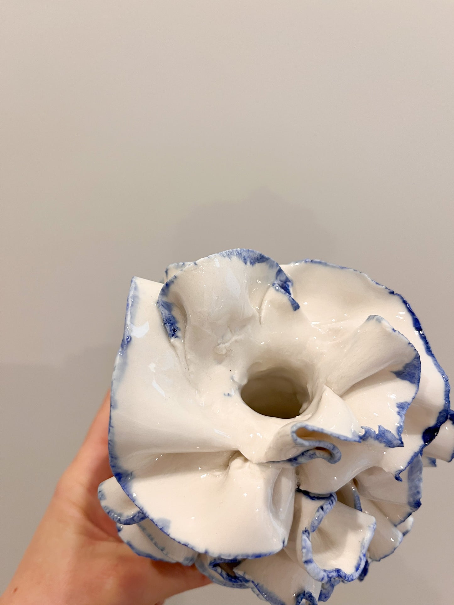 Iris en porcelaine
