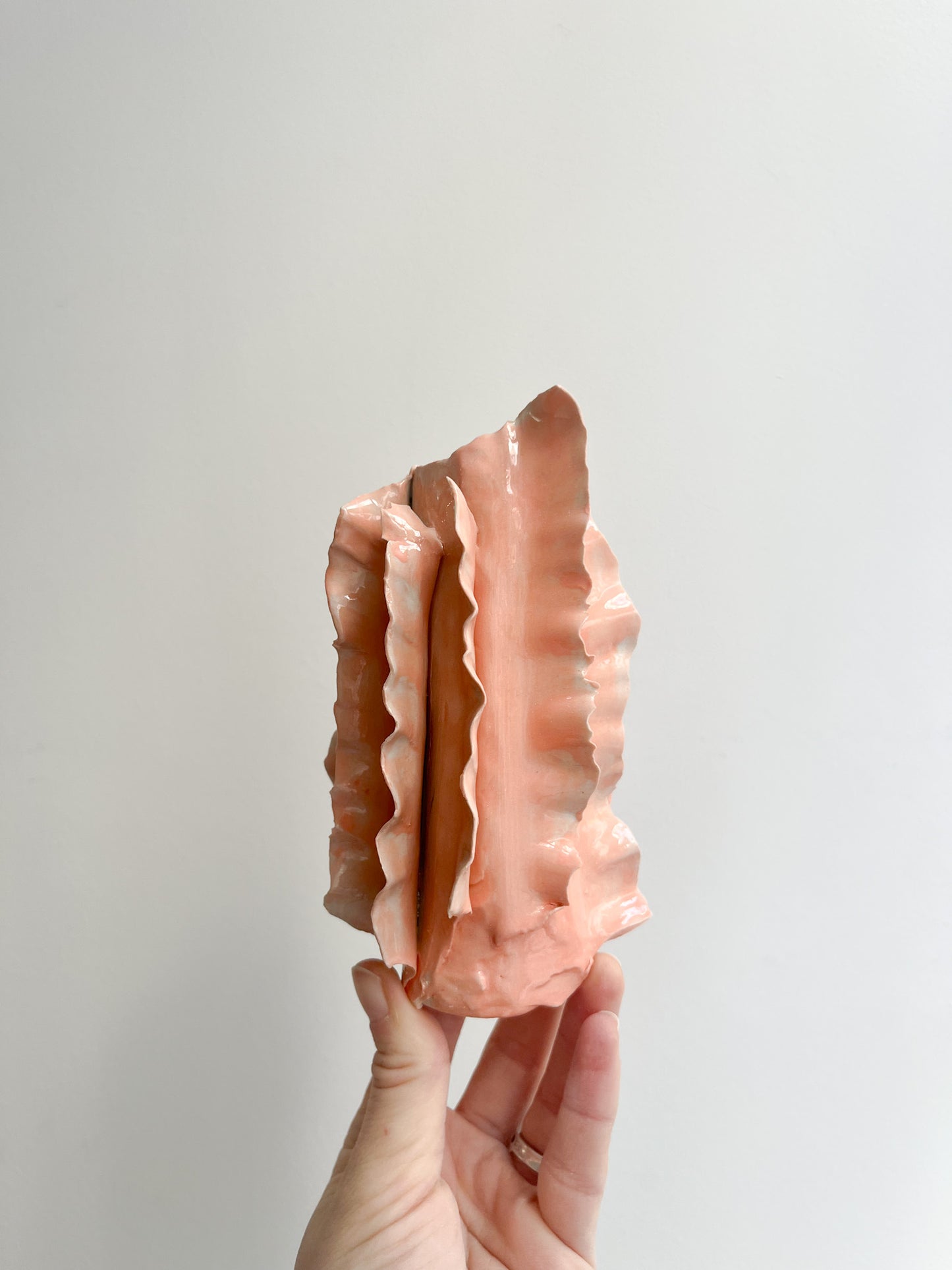 Petit Vase Athéna saumon