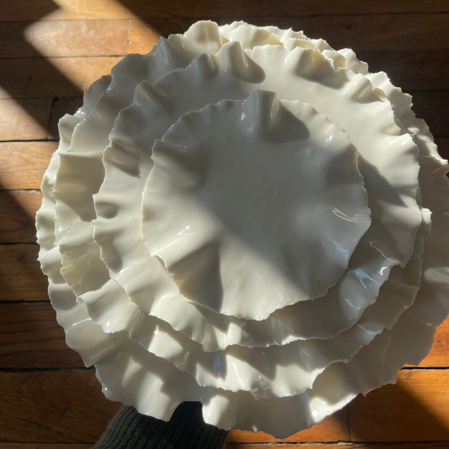 Assiettes Pavlova en porcelaine