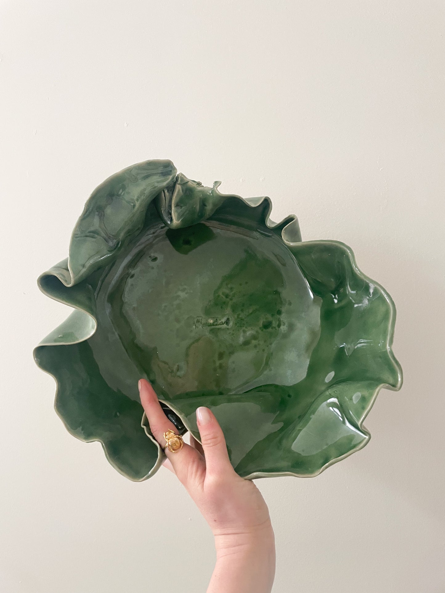 Grande Coupelle Pavlova céladon
