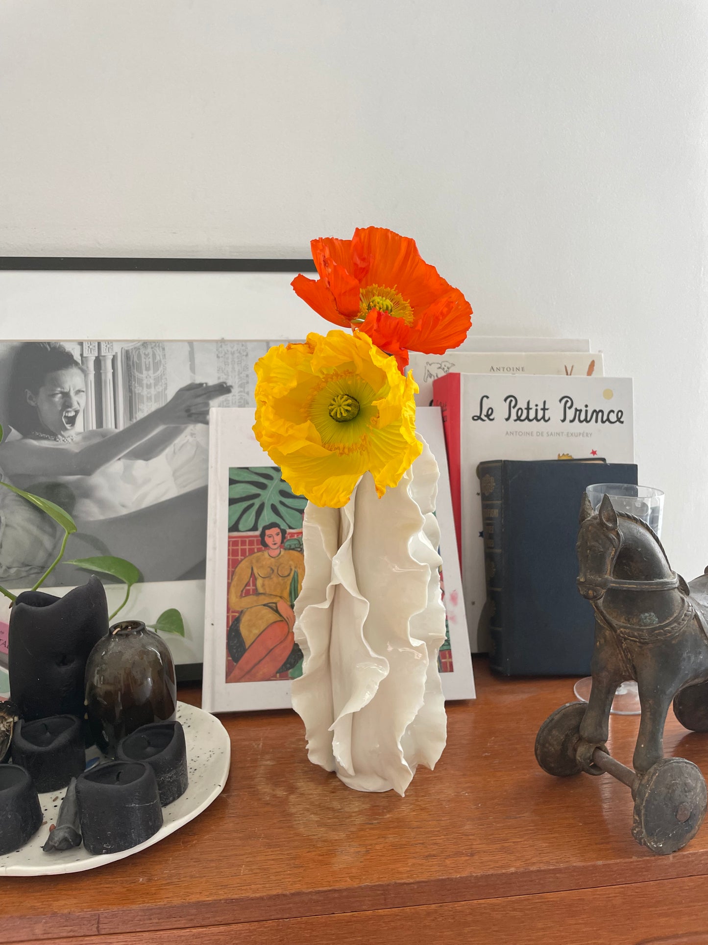 Vase Athéna blanc