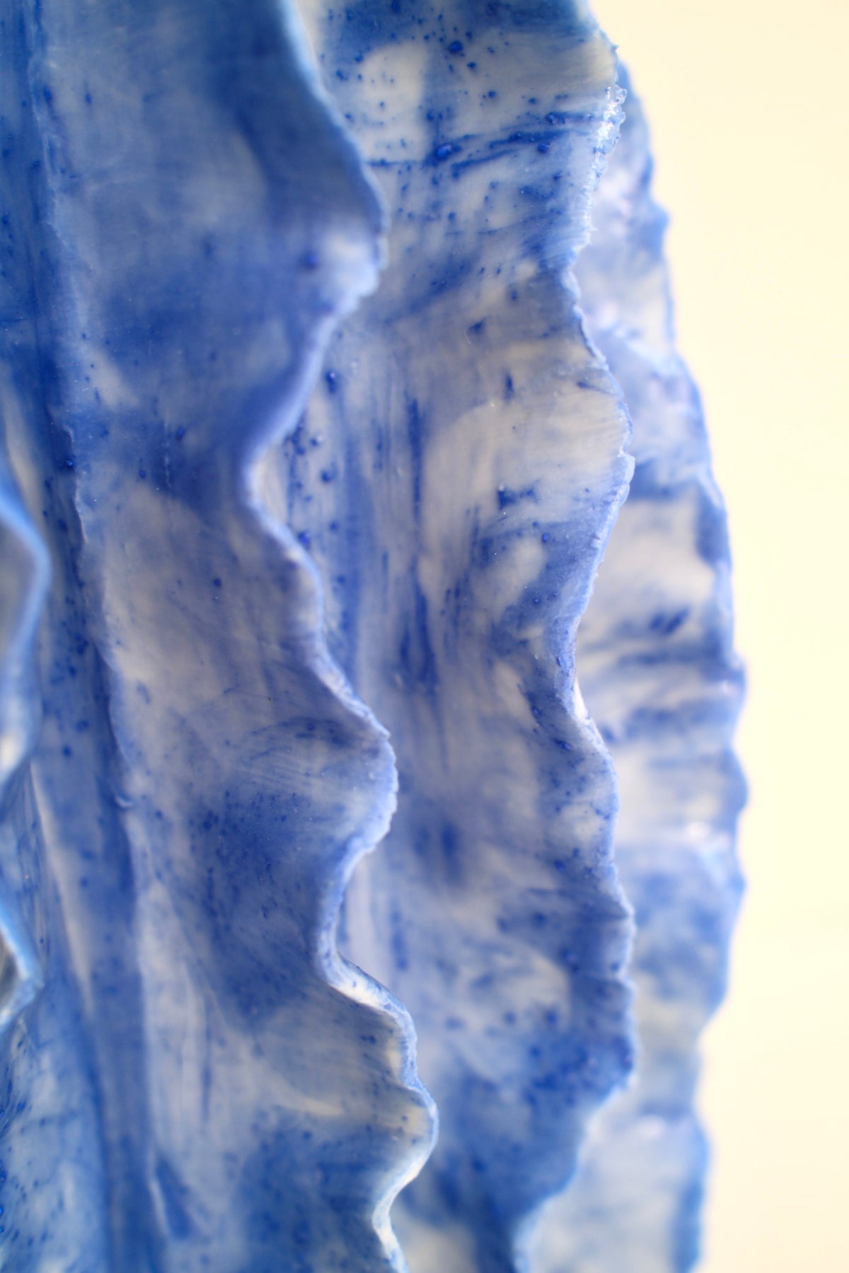 Vase Athéna bleu égée émail unique