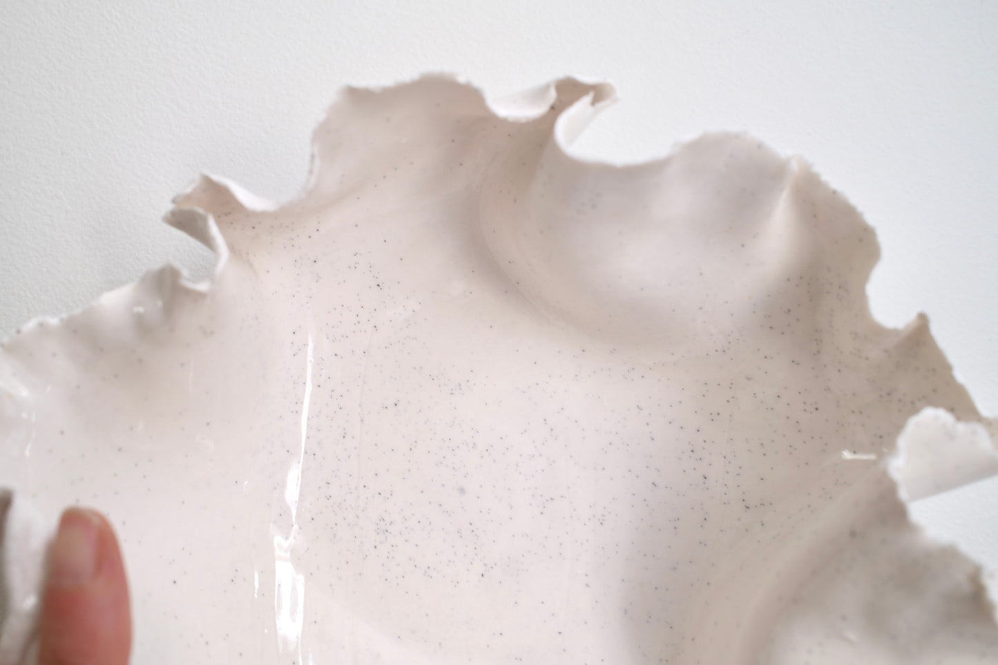 Coupelle Pavlova avec du sable volcanique
