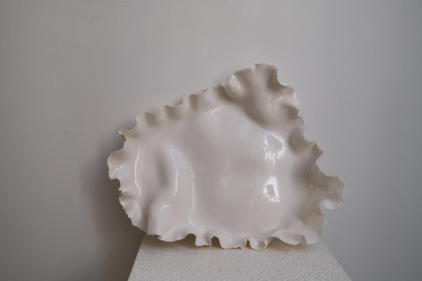 Grande coupelle Pavlova plate  - Vide atelier