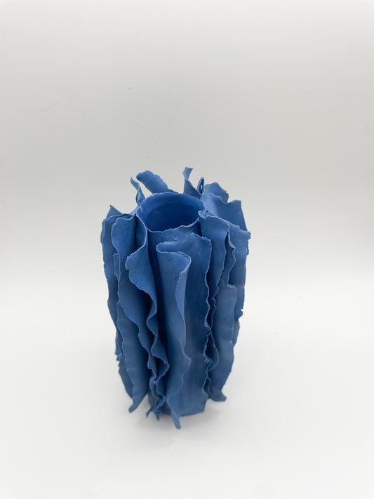 Vase Athéna bleu indigo