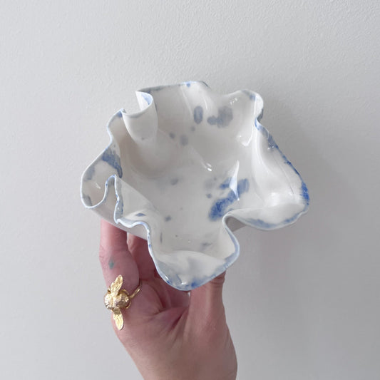 Petite coupelle Pavlova Mouchetée 💙