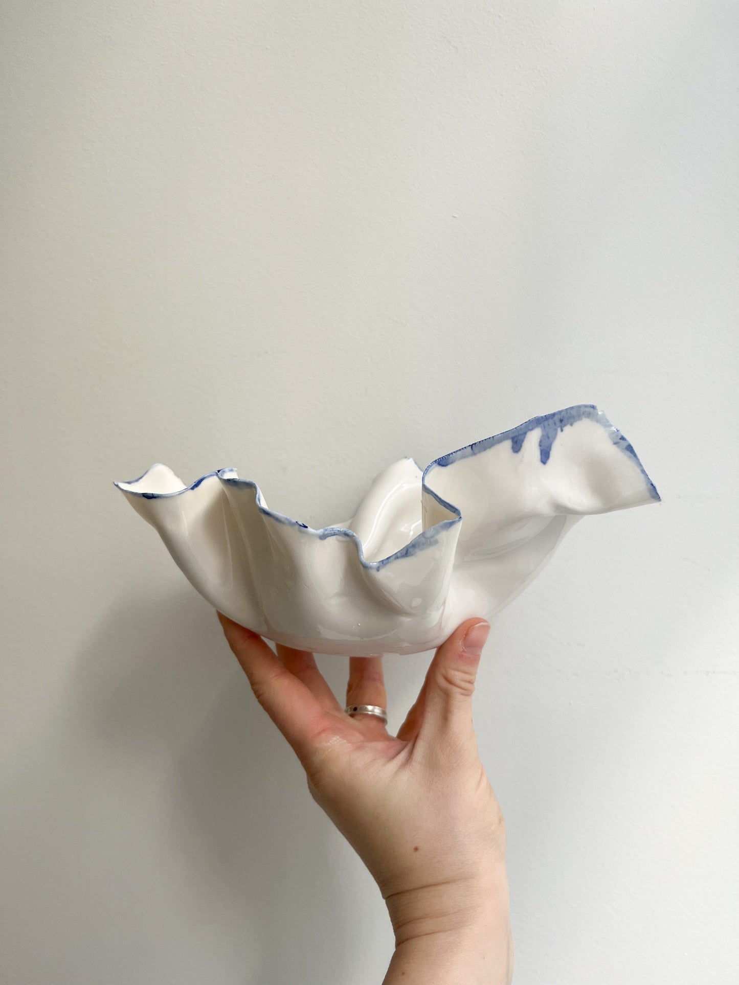 Coupelle Pavlova liseré bleu - Early Birdy
