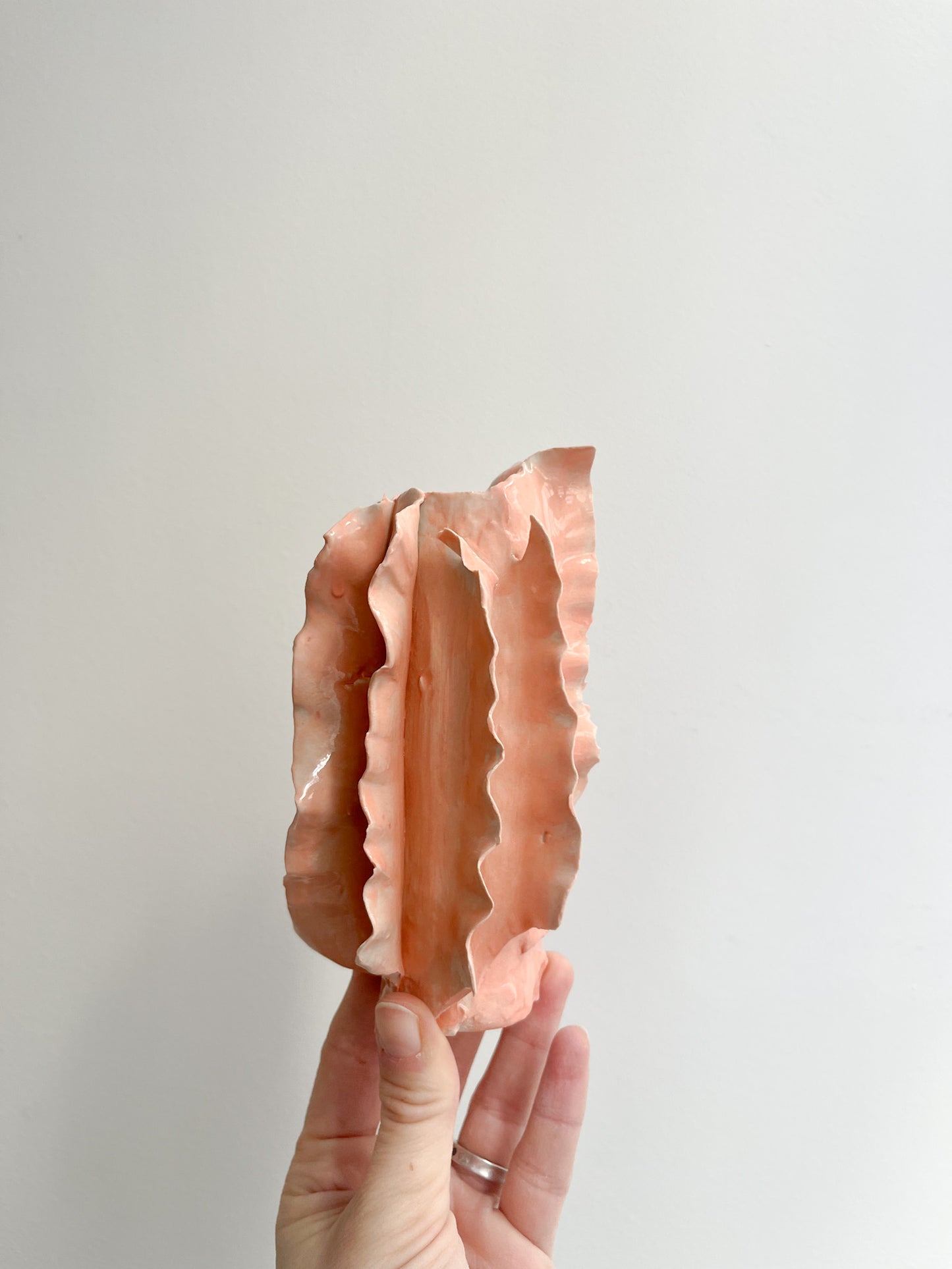 Petit Vase Athéna saumon