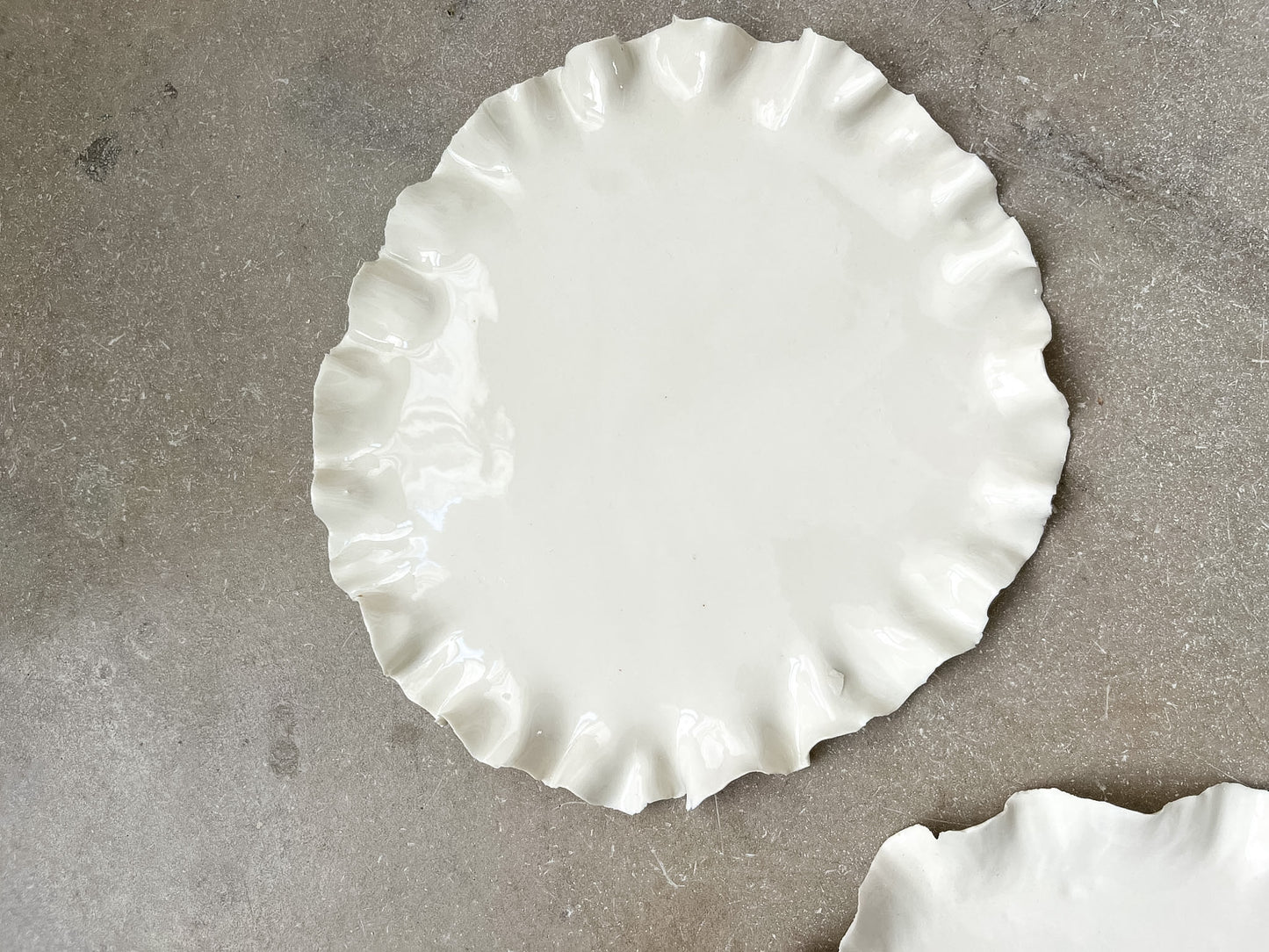 Lot de 2 assiettes Pavlova ⌀ 27cm - Vide atelier