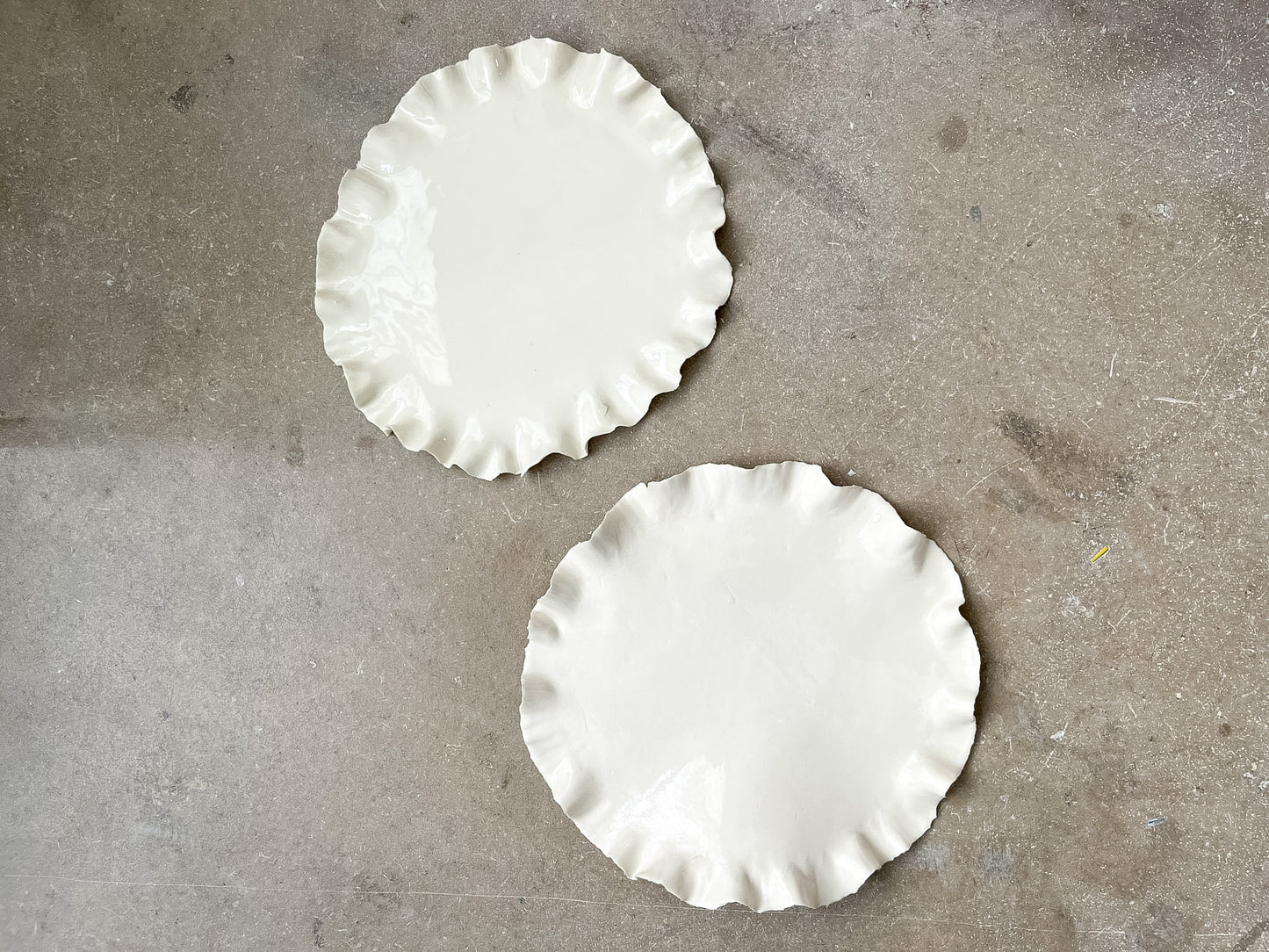 Lot de 2 assiettes Pavlova ⌀ 27cm - Vide atelier