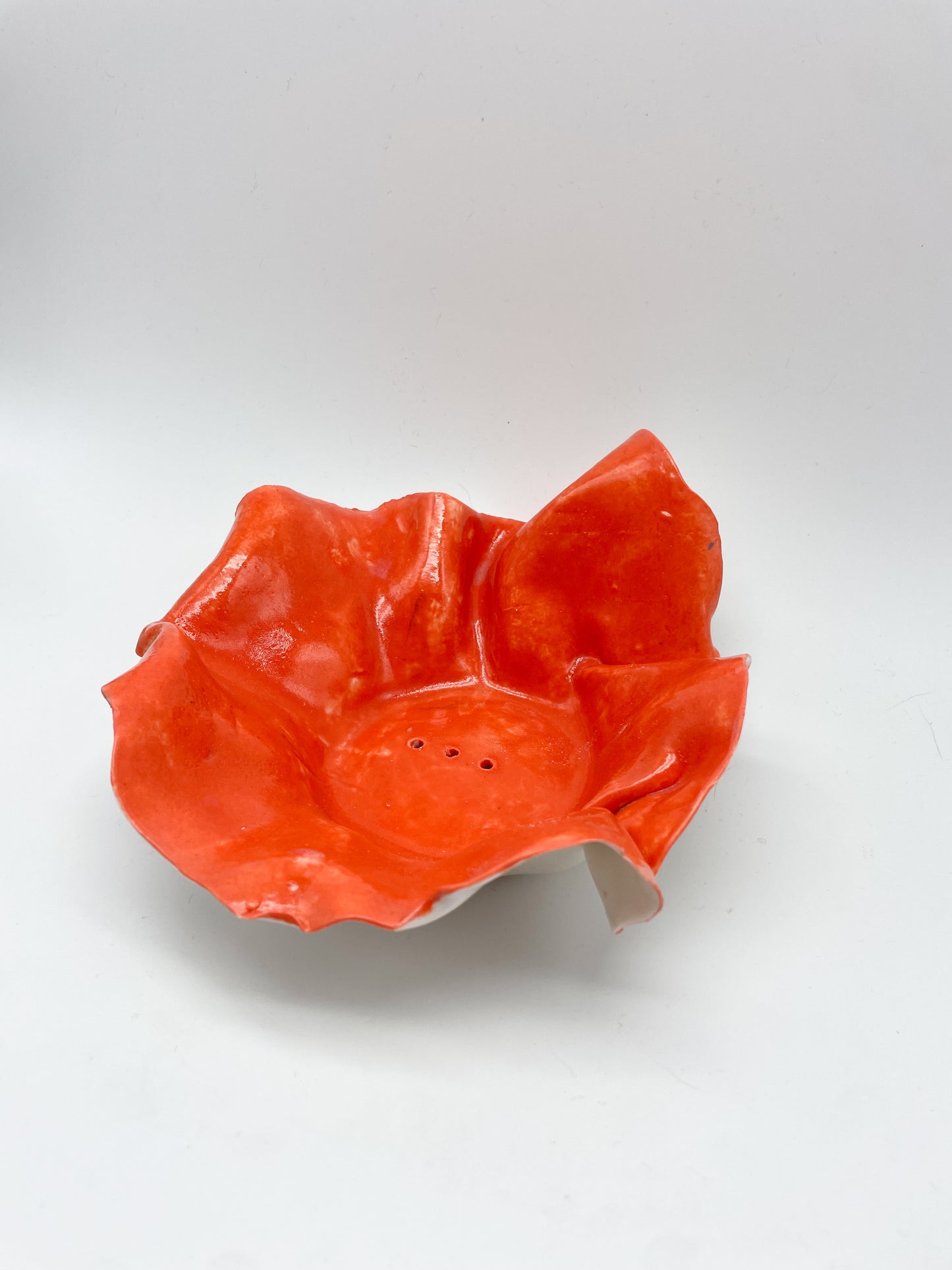Porte-Éponge/Pot de Fleurs en Porcelaine Pavlova