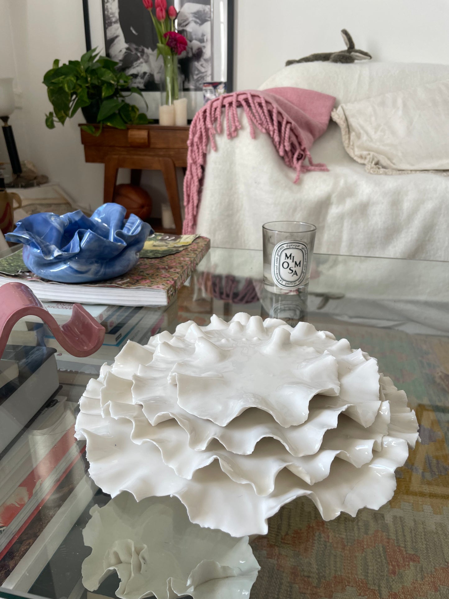 Assiettes Pavlova en porcelaine